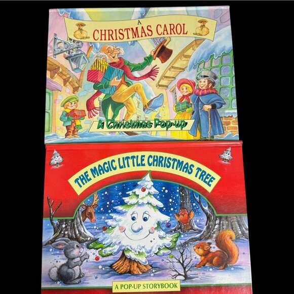 Lot of 2 Children's Christmas pot-up Books Teddy's First Christmas - Picture 6 of 13